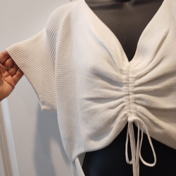 Women’s Dress Almost Famous Ivory SHORT SLEEVE Size 3XL - Picture 2 of 11